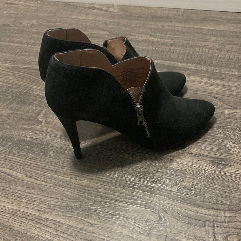 Womens zip up booties